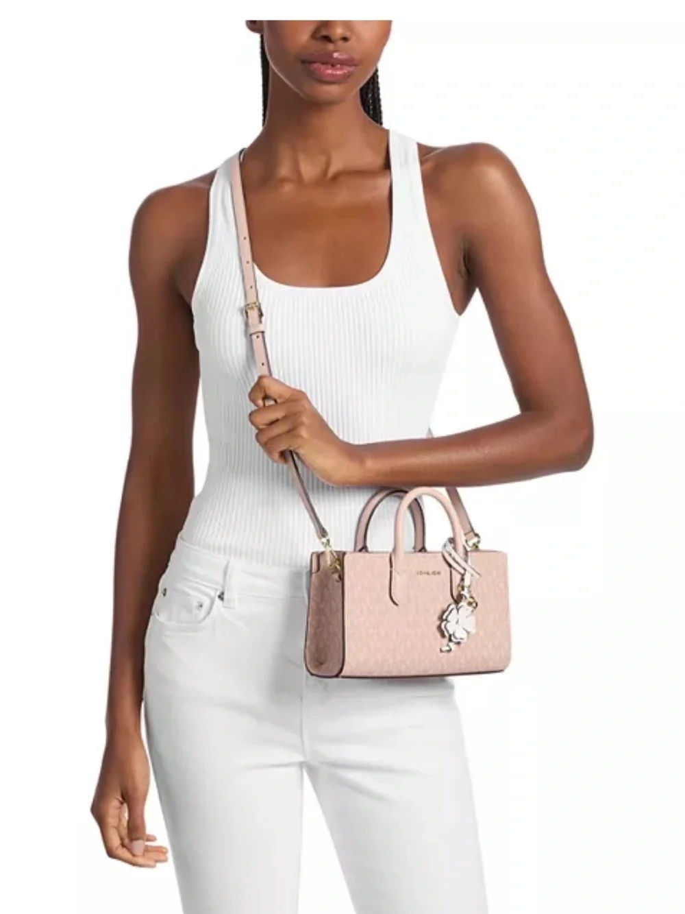 Michael Kors Pink Signature Satchel